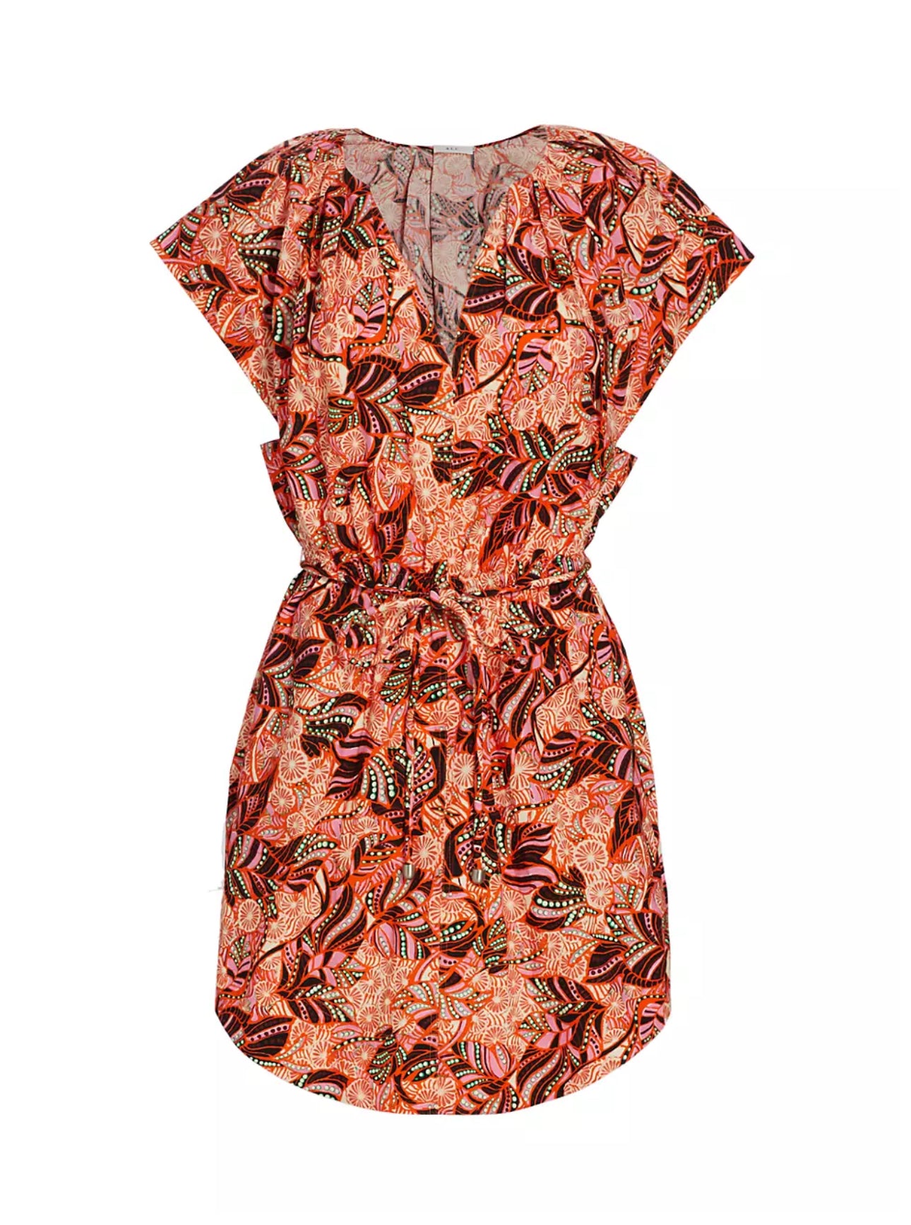 A.L.C. Alice Floral Print Mini Dress