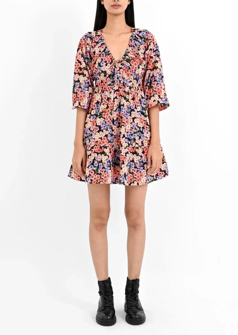 Banjanan Macaw Dress - Monarch Black