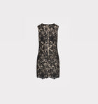 MILLY 3D Garden Lace Dress - Black