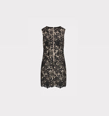 MILLY 3D Garden Lace Dress - Black