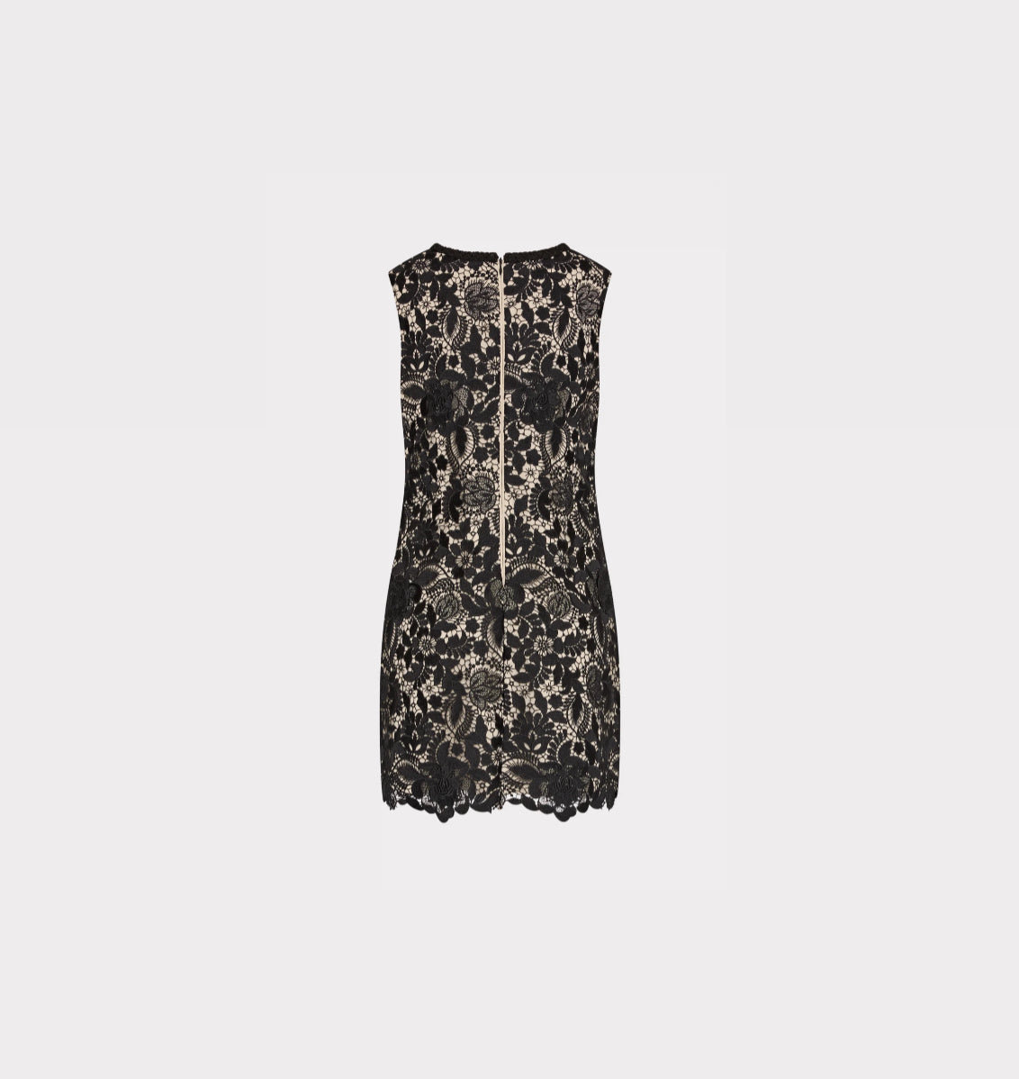 MILLY 3D Garden Lace Dress - Black