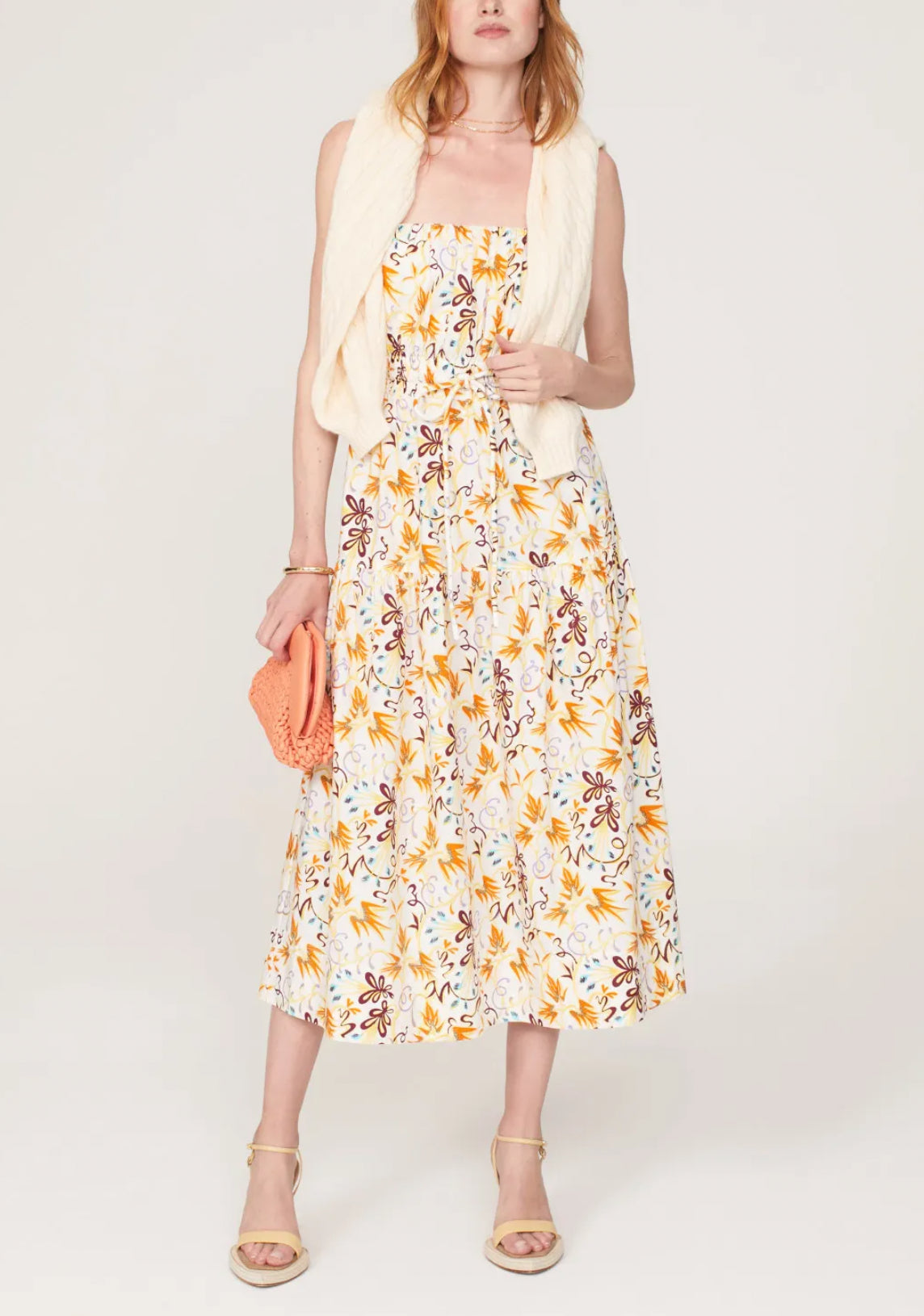 A.L.C. Clark Dress - White Multi