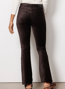 Citizens of Humanity Lilah Velvet High Rise Bootcut - Brown Pony