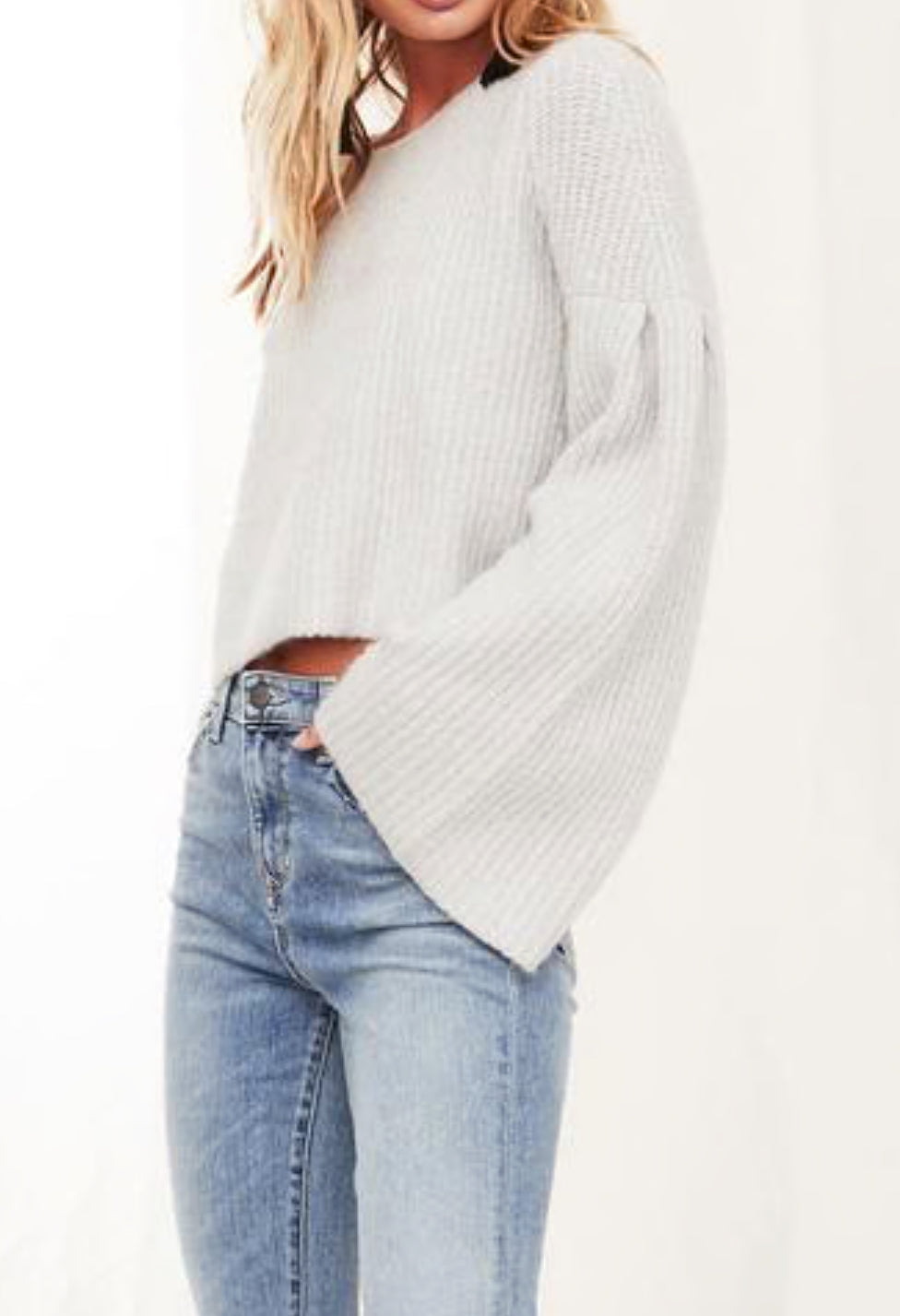 Lovers + FRIENDS Maxine Sweater - Grey