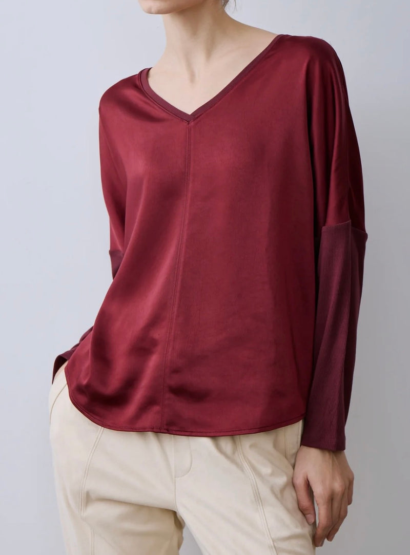 Melissa Nepton Cindy Top - Red Wine