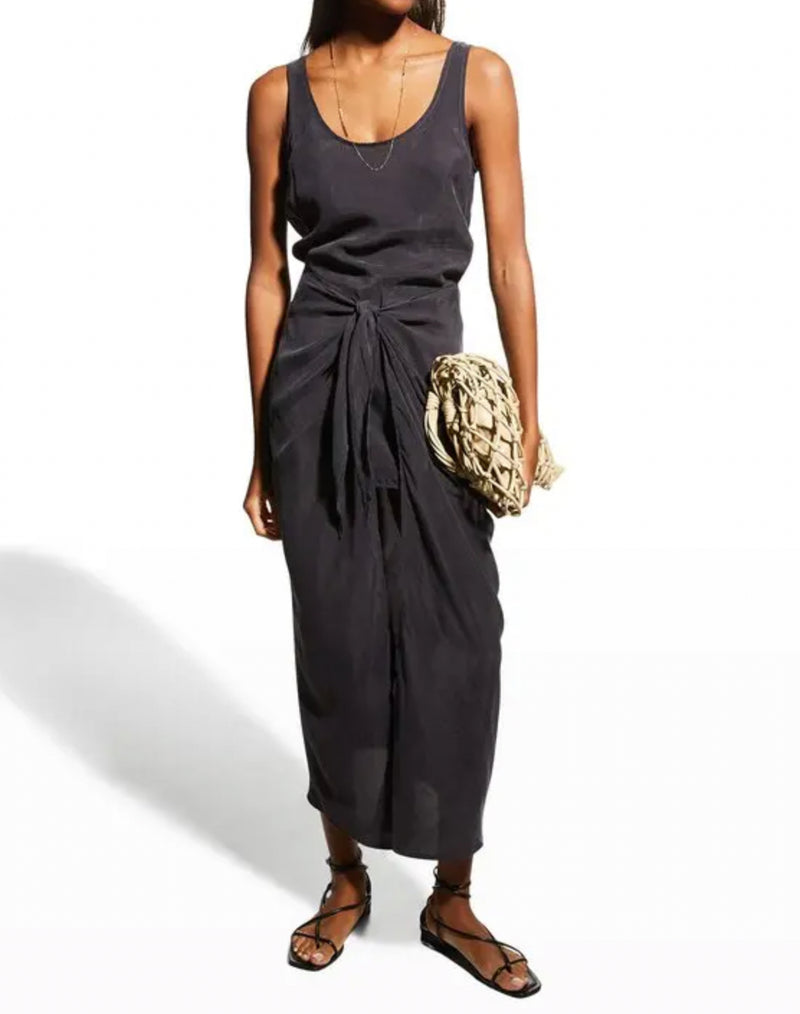Anemos D.K. Wrap Dress - Navy