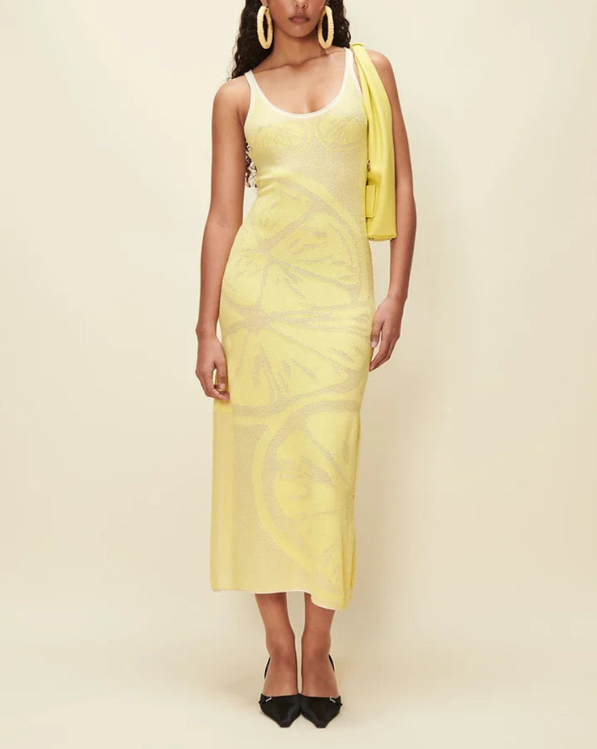 House of Sunny Lemons On A Plate Hockney Dress