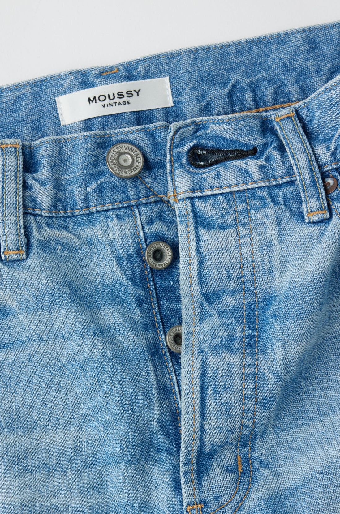 Moussy Vintage Cliffdale Straight- 111 Light Blue