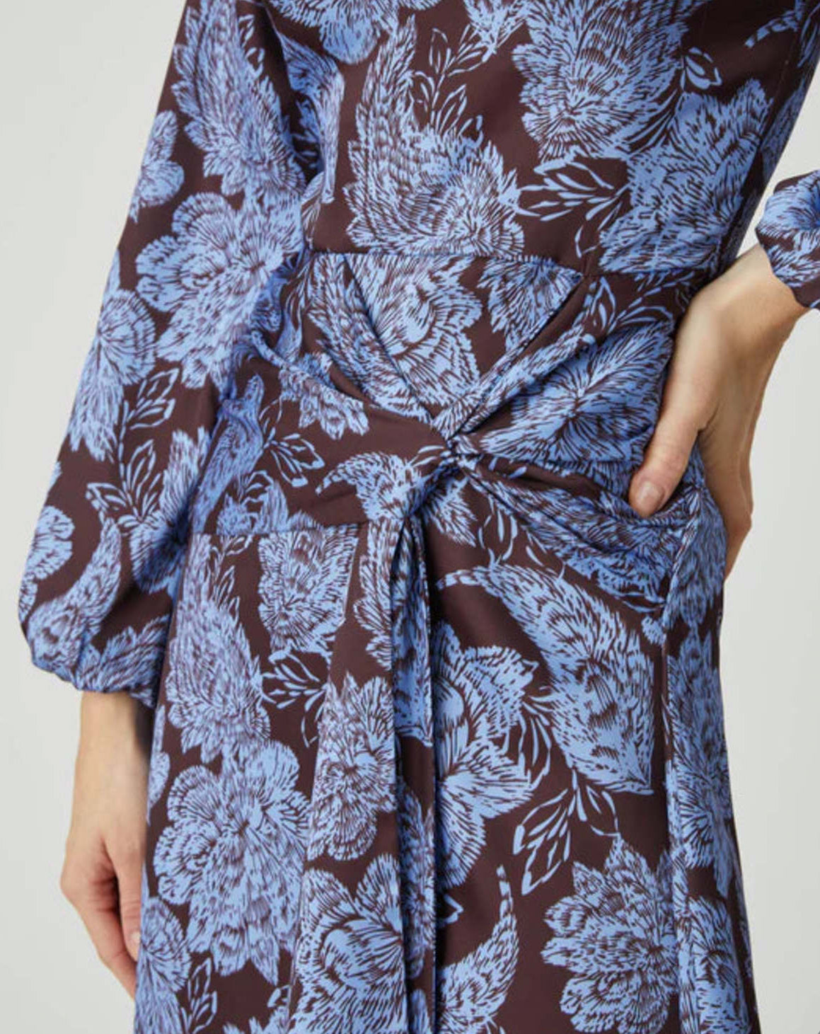 Shoshanna Lynne Dress - Chocolate/Lavender