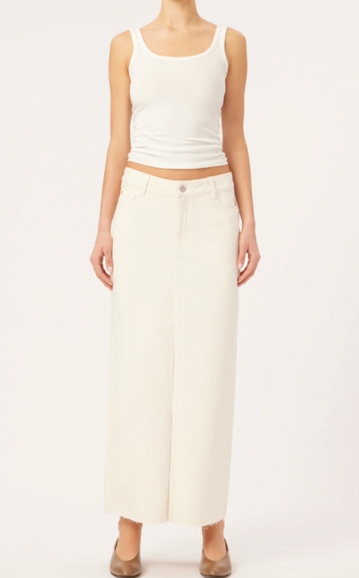 DL1961 Asra Maxi Skirt - Ecru