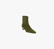 STAUD Wally Suede Ankle Boot - Olive