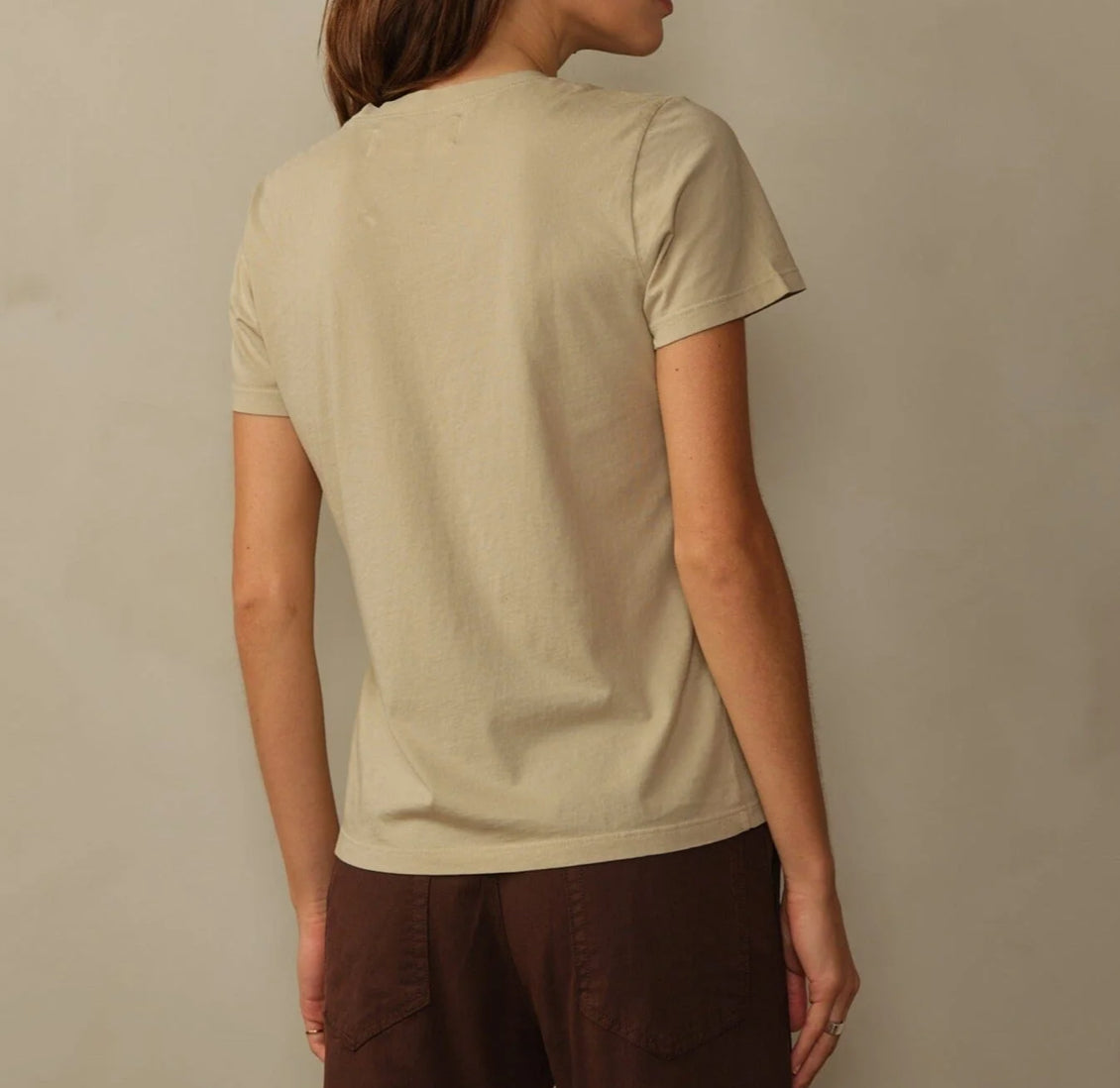 Road To Nowhere Teresa Organic Cotton Tee - Salt