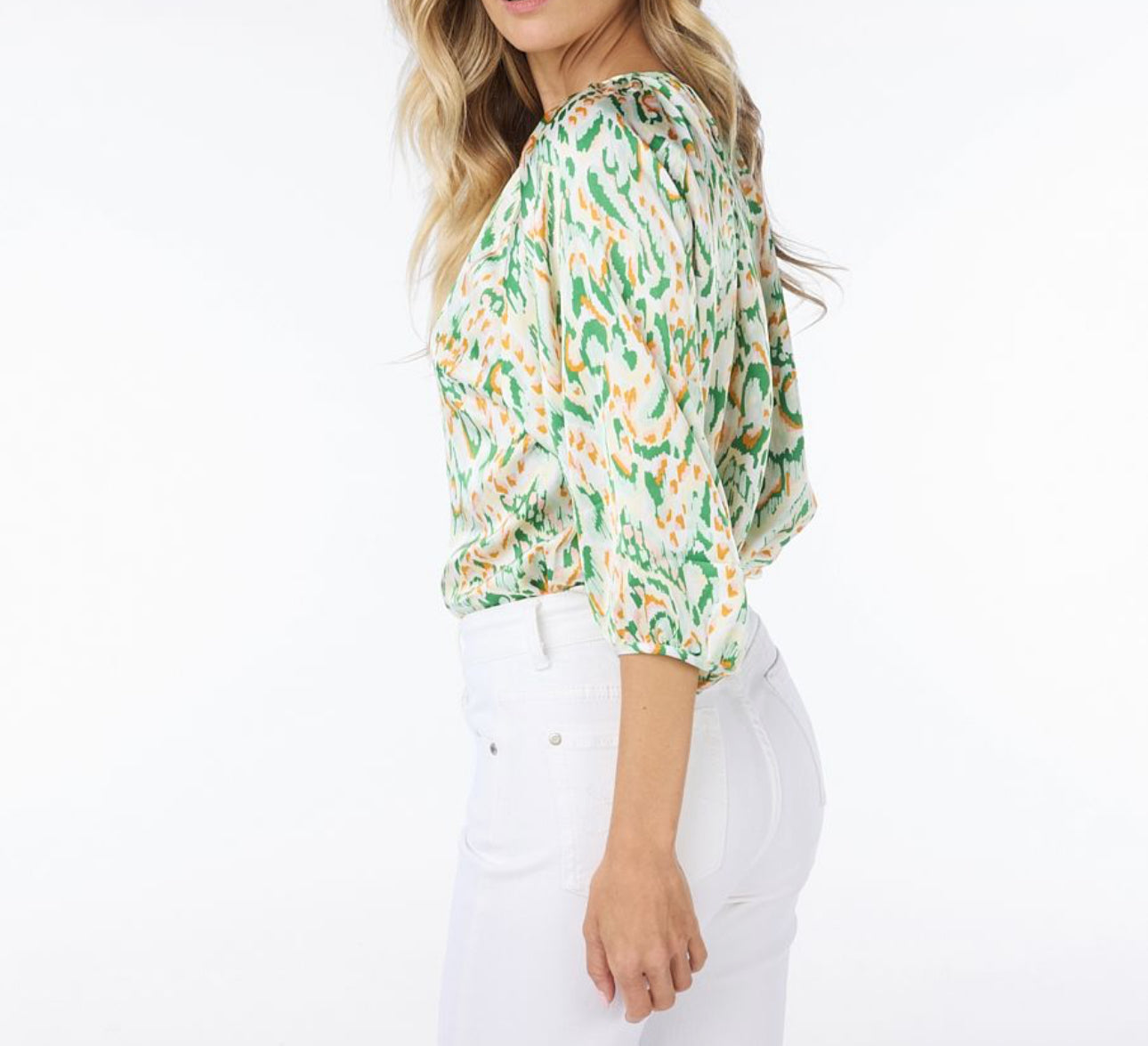 Esqualo Blouse Raglan Blouse - Pastel Ethnic