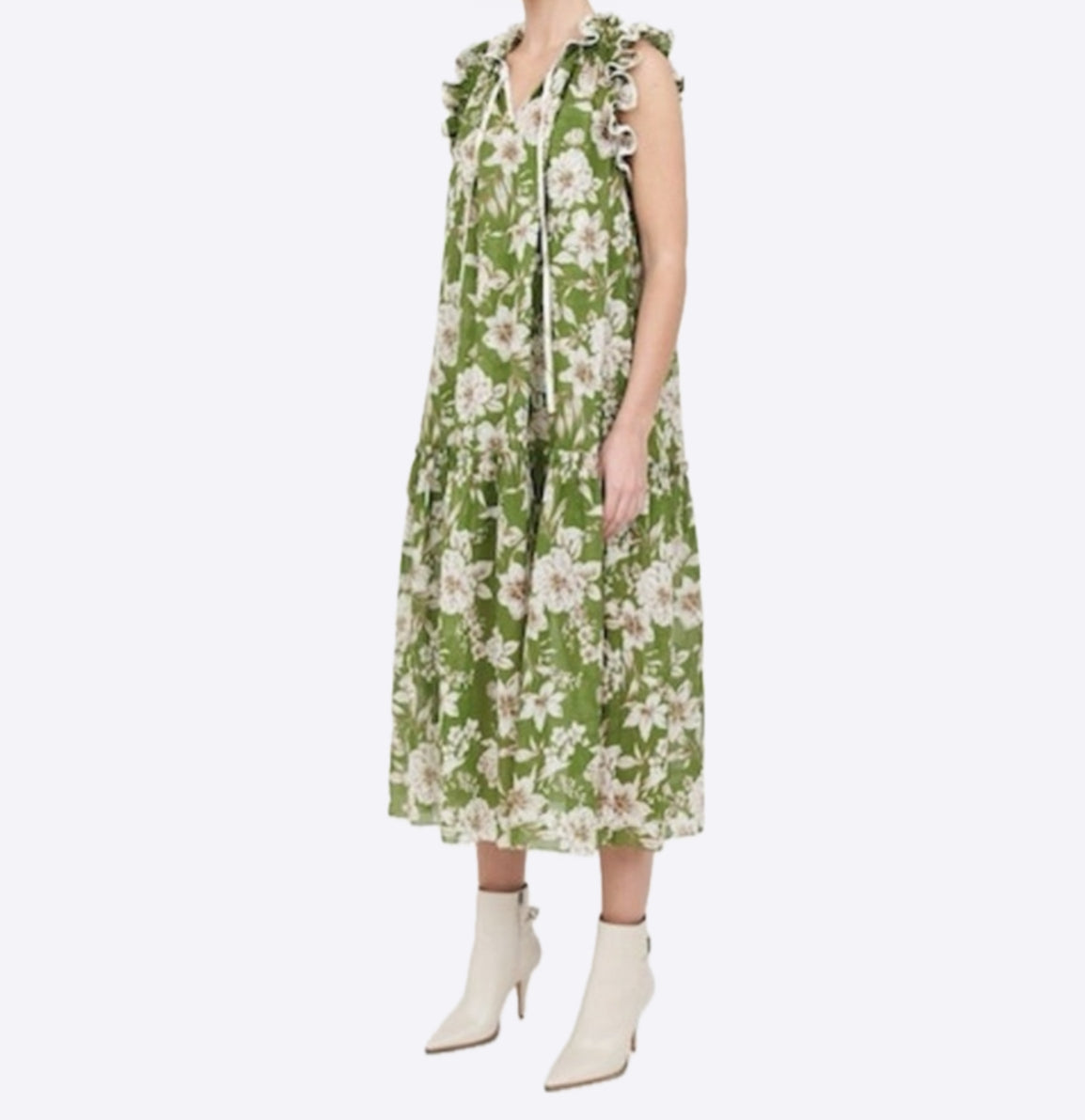 Christy Lynn Camila Dress - Green Magnolia