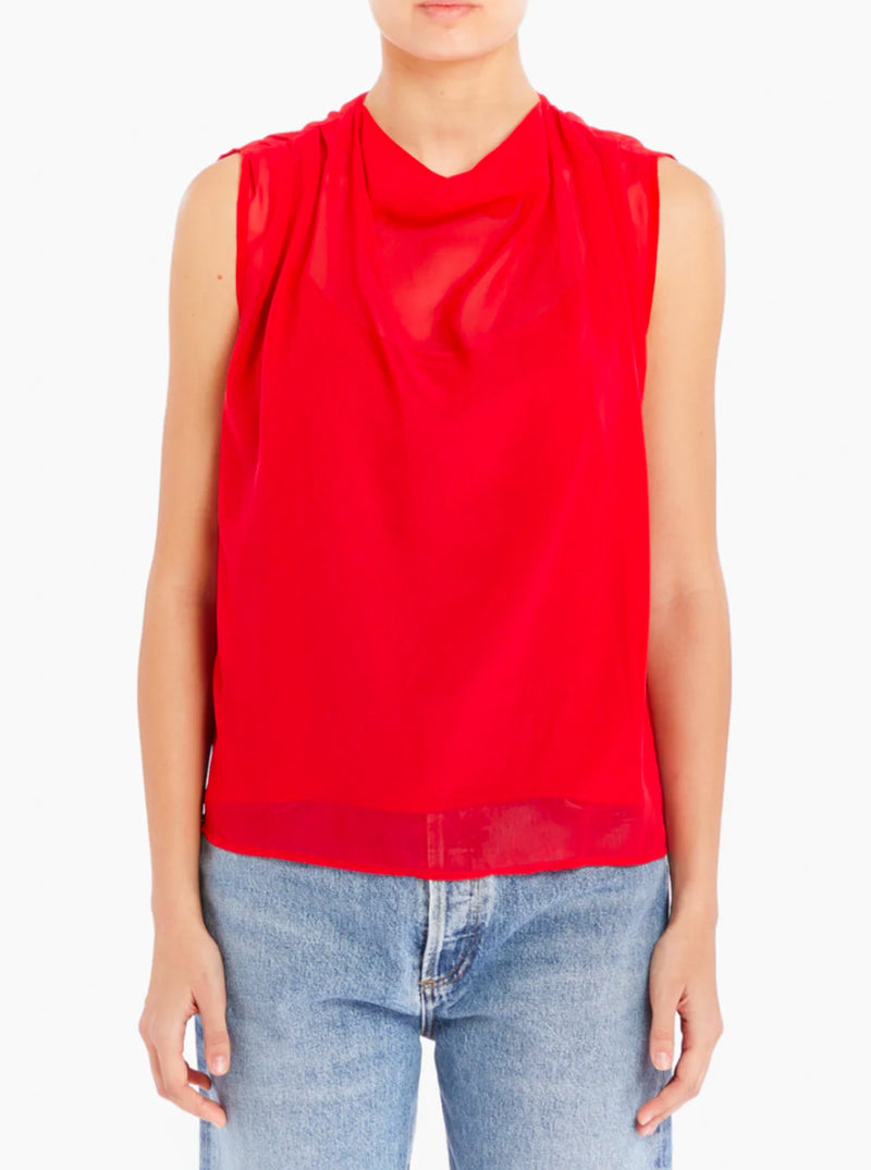 Amanda Uprichard Scala Top - Red