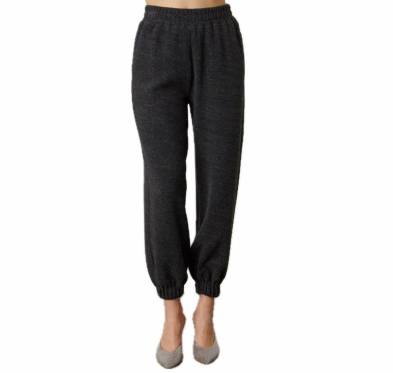 Velvet by Graham & Spencer Brookie Fleece Jogger - Charcoal