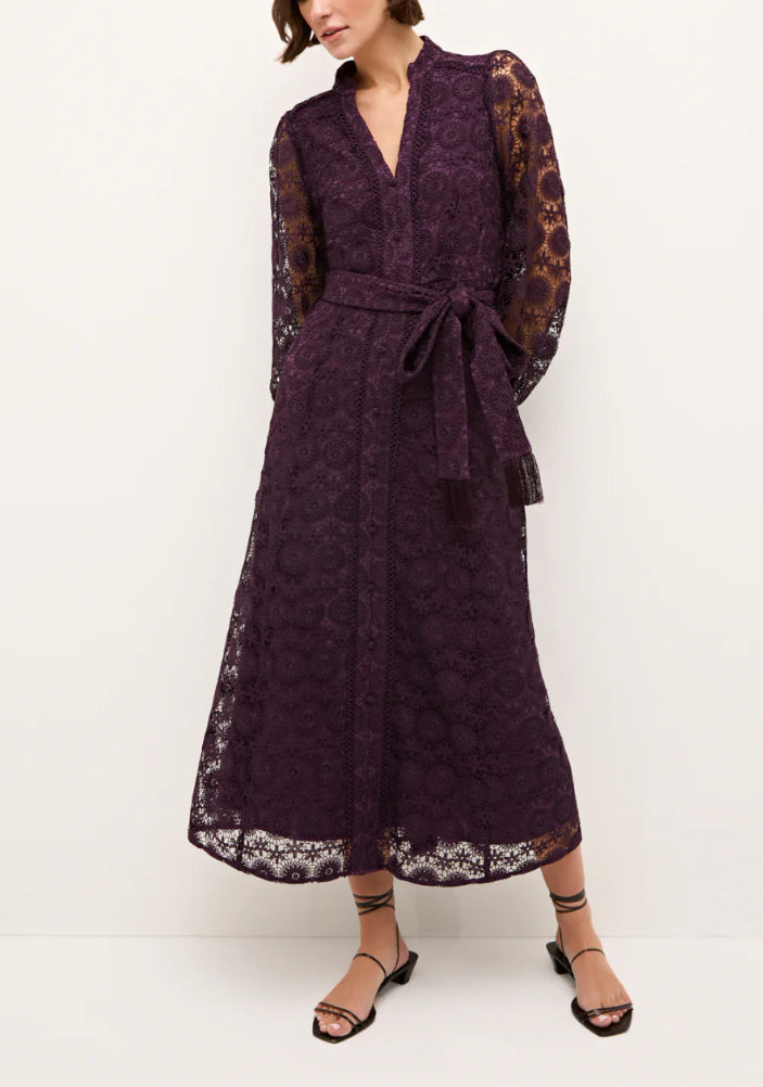Marie Oliver Priscilla Dress - Plum