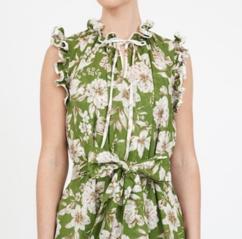 Christy Lynn Camila Dress - Green Magnolia