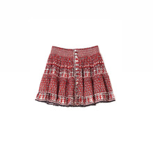 M.A.B.E. Mari Printed Skirt - Red Ochre