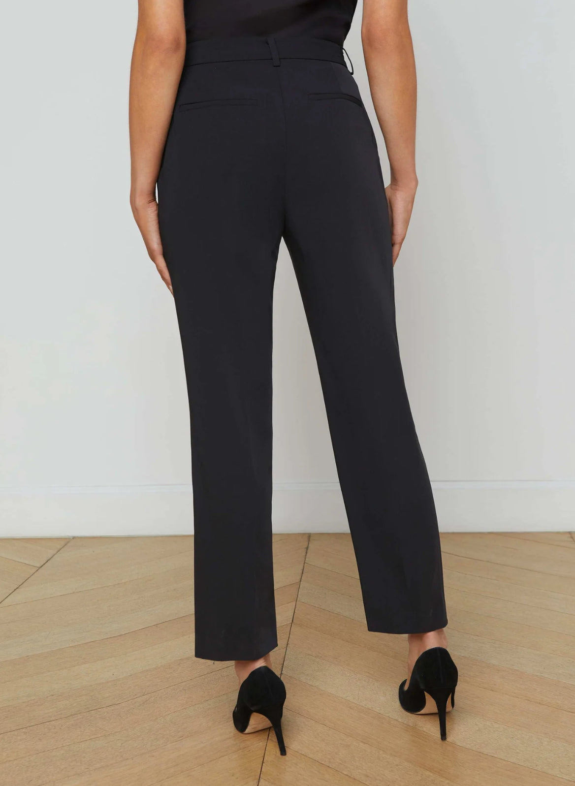 L’Agence Enola Cigarette Pant - Black