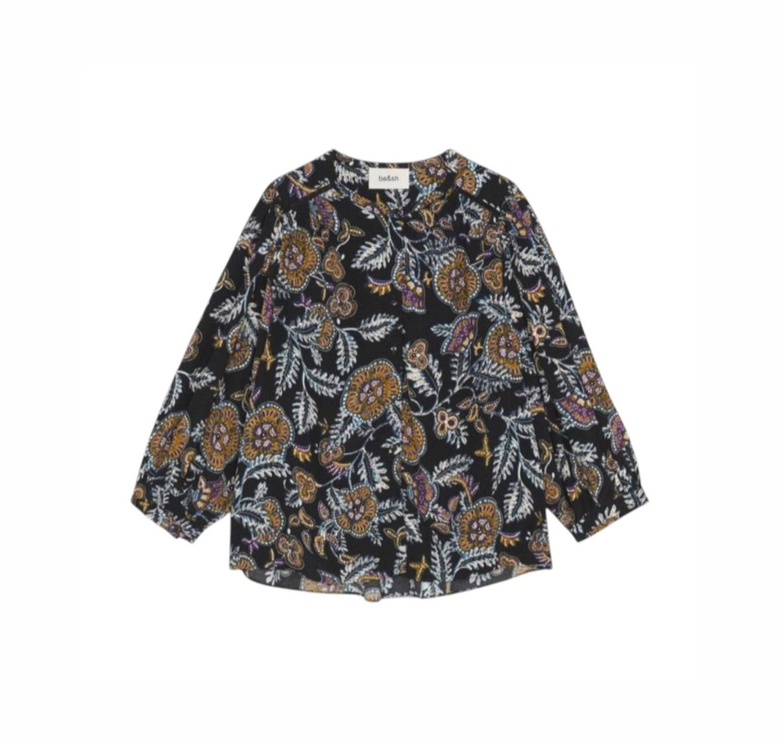 ba&sh Valska Shirt - Noir Paisley