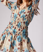 joie Aminah Silk Mini Dress - Tuffet Multi