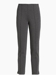 ATM Anthony Thomas Melillo High Rise Stretch Ponte Pants - Heather Charcoal