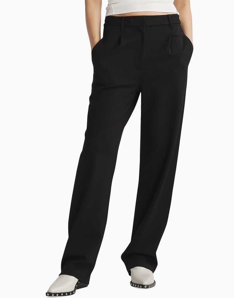 rag & bone Irina Ponte Trousers - Black