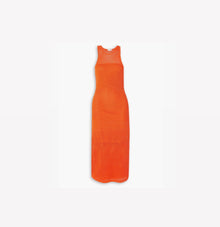 A.L.C. Roland Crochet Sheath Dress - Clementine Orange