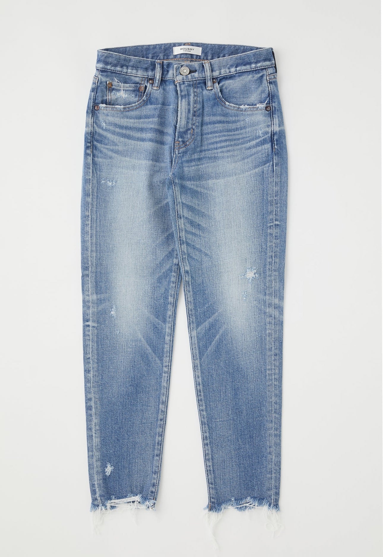 Moussy Vintage Checotah Skinny Jeans - Light Blue