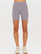 The Upside Studio Spin Short - Grey Marle