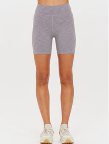 The Upside Studio Spin Short - Grey Marle