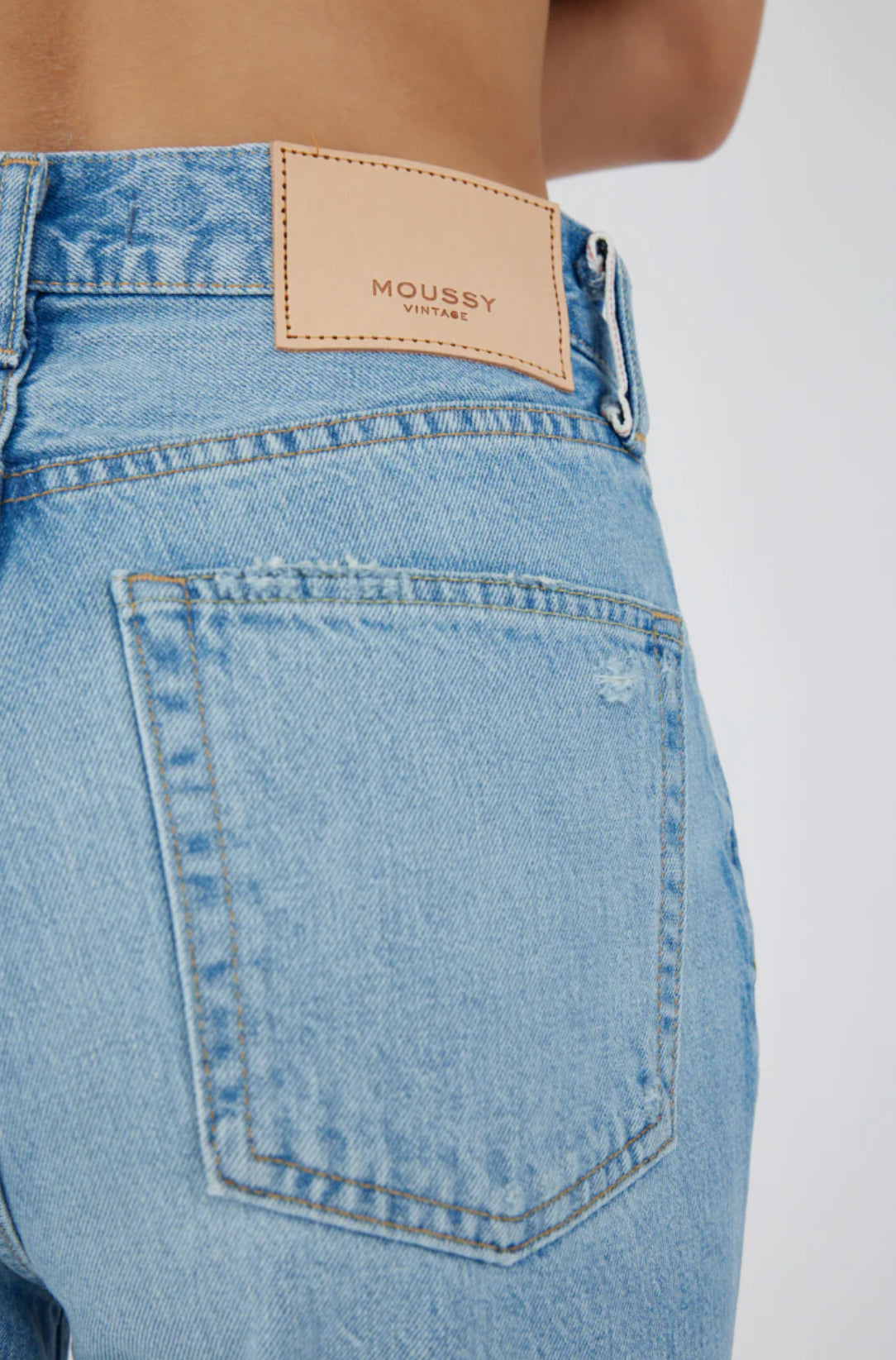 Moussy Vintage Cliffdale Straight- 111 Light Blue