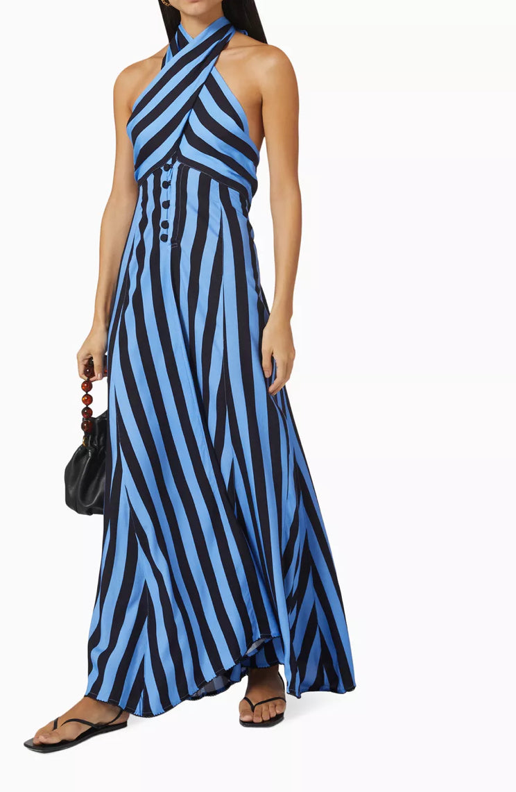 Agua Bendita Beck Menfis Stripe Dress