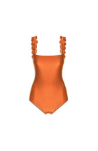 Adriana Degreas Bubble Swimsuit - Paprika