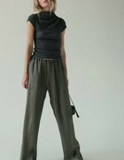 Nation Ltd Paloma Pants - Graphite Foil