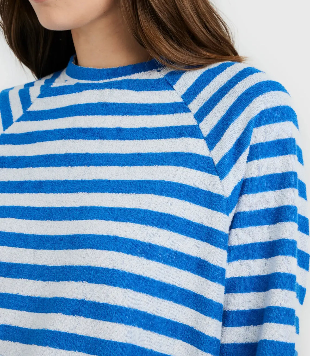 Kule The Terry Franny Striped Sweatshirt