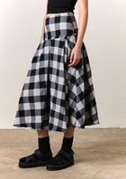 NSF Coleen Plaid Skirt