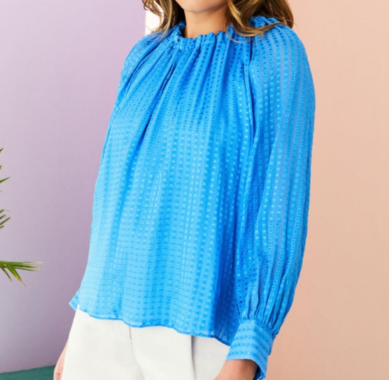 Marie Oliver Jenna Blouse - Olympic