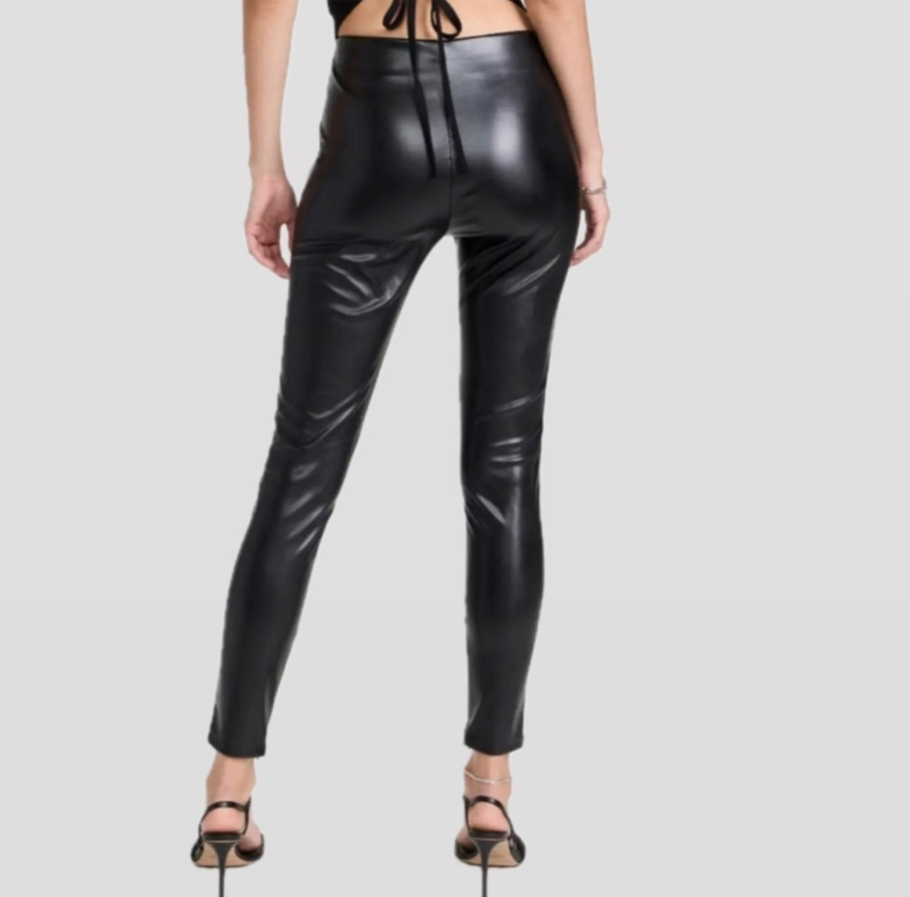 Velvet by Graham & Spencer Berdine Faux Leather Legging - Black