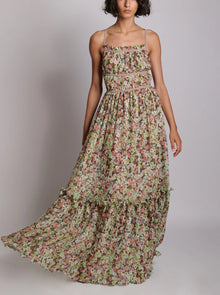 Sabina Musayev Mazu Dress - Peach Print