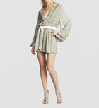 Retrofête Gabrielle Sequined Dress - Champagne