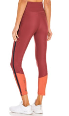 The Upside Murti Dance Midi Pant in Maroon