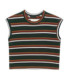 The Great. The Square Tee - Boardwalk Stripe