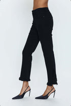 Pistola Lennon Frayed Crop - Blackbird