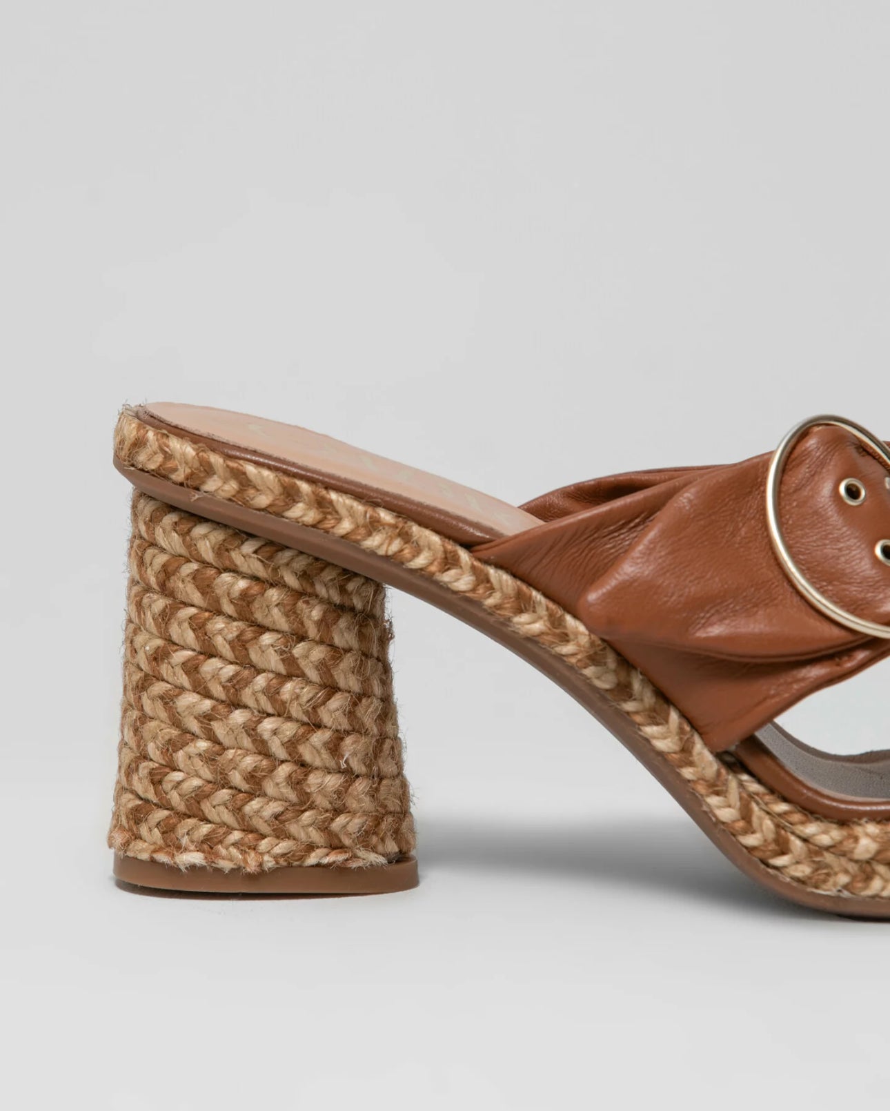 GAIMO Karoo Crisscross Knotted Sandal - Cognac