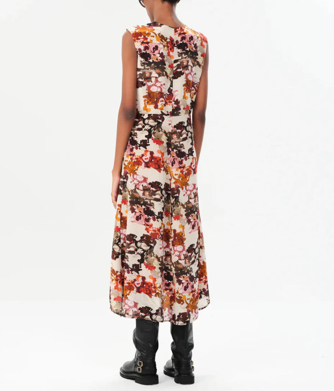 Maria Cher Pena Tora Midi Dress - Space Cherry