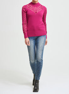 Joseph Ribkoff Cut Out Knit Top