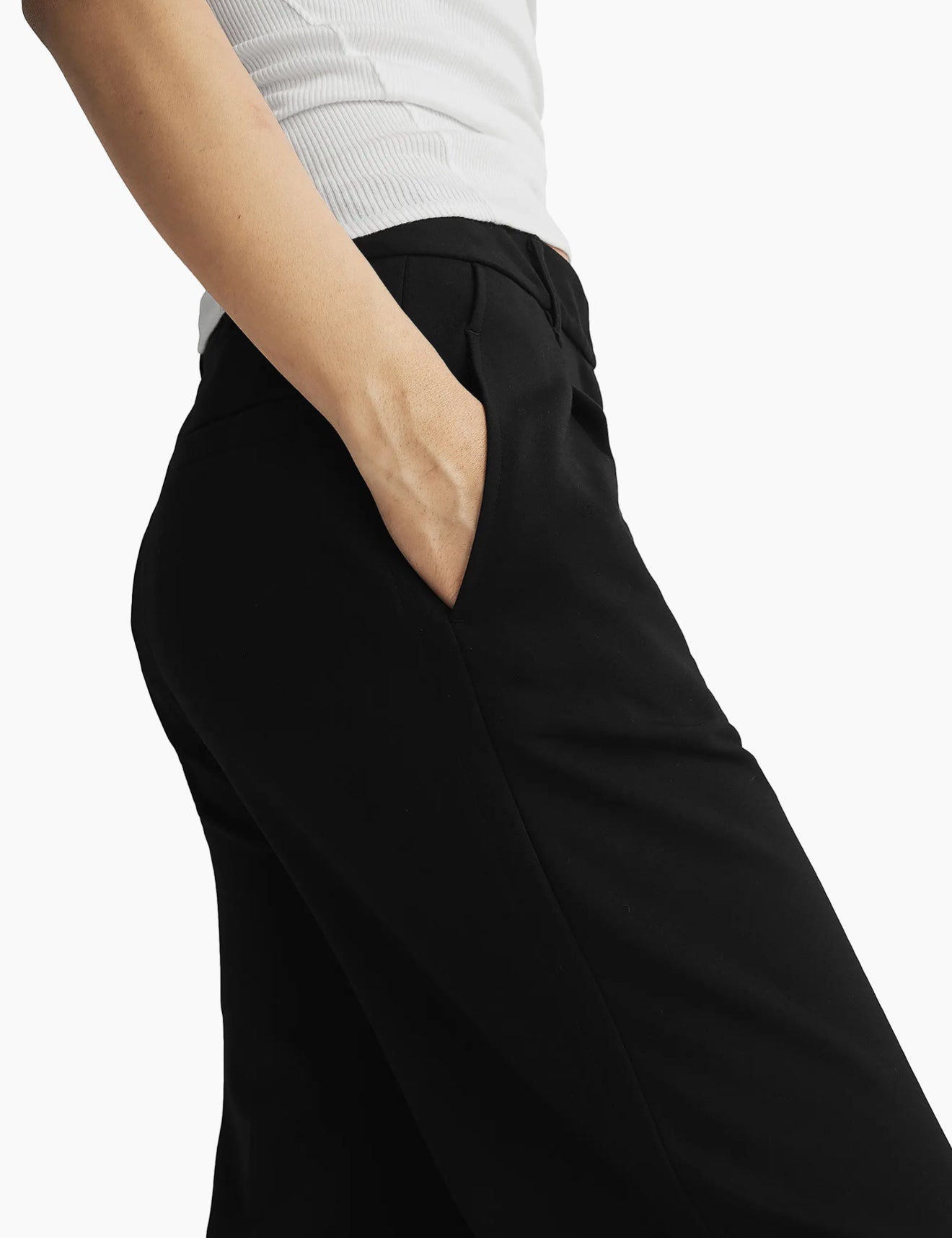 rag & bone Irina Ponte Trousers - Black