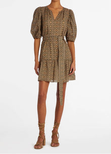 Marie Oliver Shyloh Dress - Olive Shibori